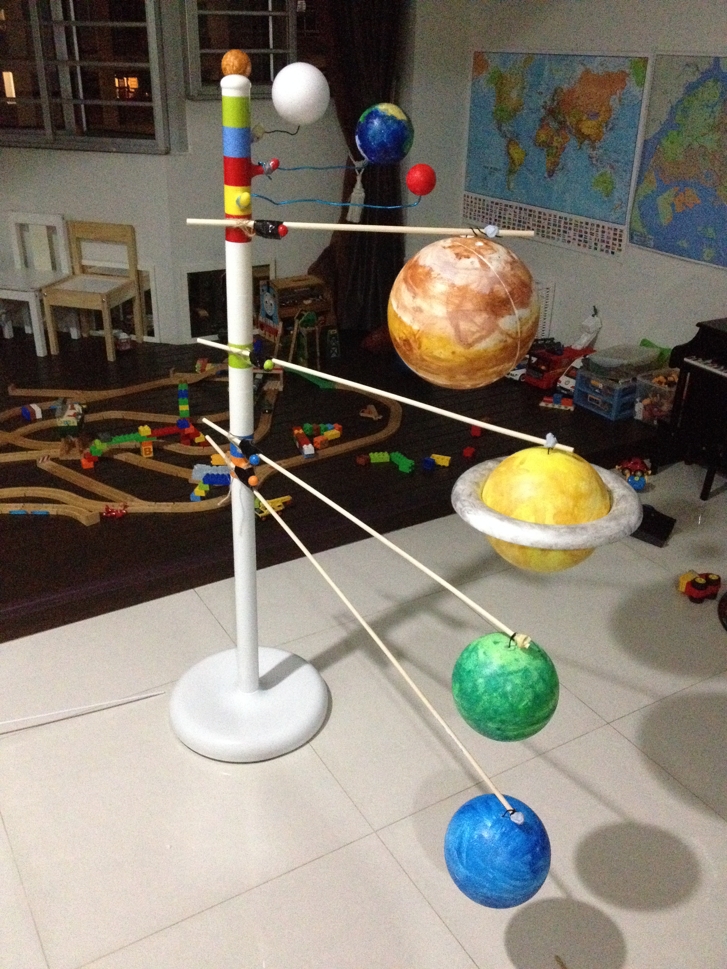 How To Make A Model Solar System At Home Homelooker